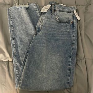 High rise Straight jeans